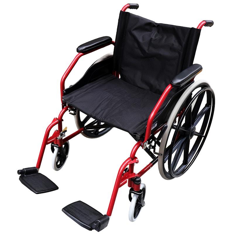 Livingstone Heavy Duty Wheelchair - Seat Width 51cm - Red - Each