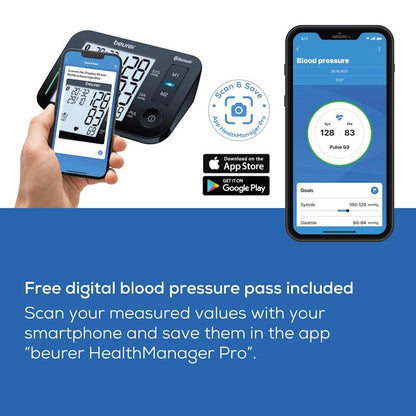 Beurer BM54 Bluetooth Upper Arm Blood Pressure Monitor - 1 Unit