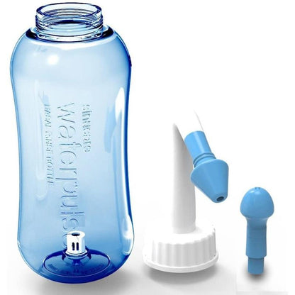 Waterpulse Sinus Rinse Neti Pot Kit with 30 Salt Pack Bundle