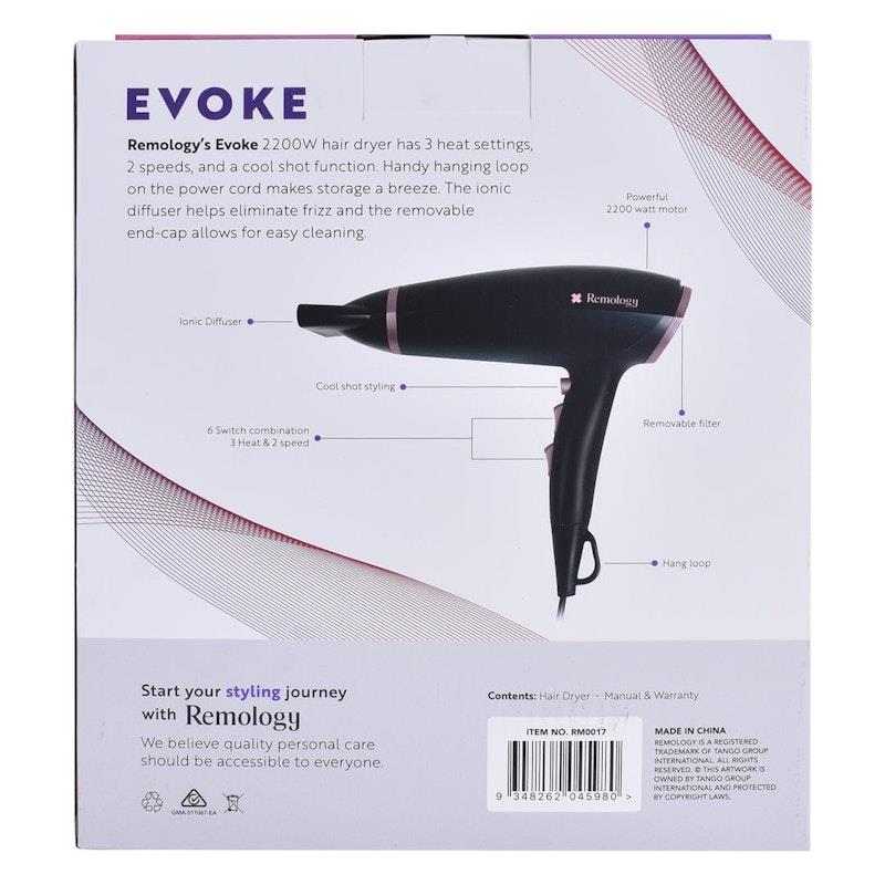 Remology Evoke 2200W Professional Hair Dryer - SML