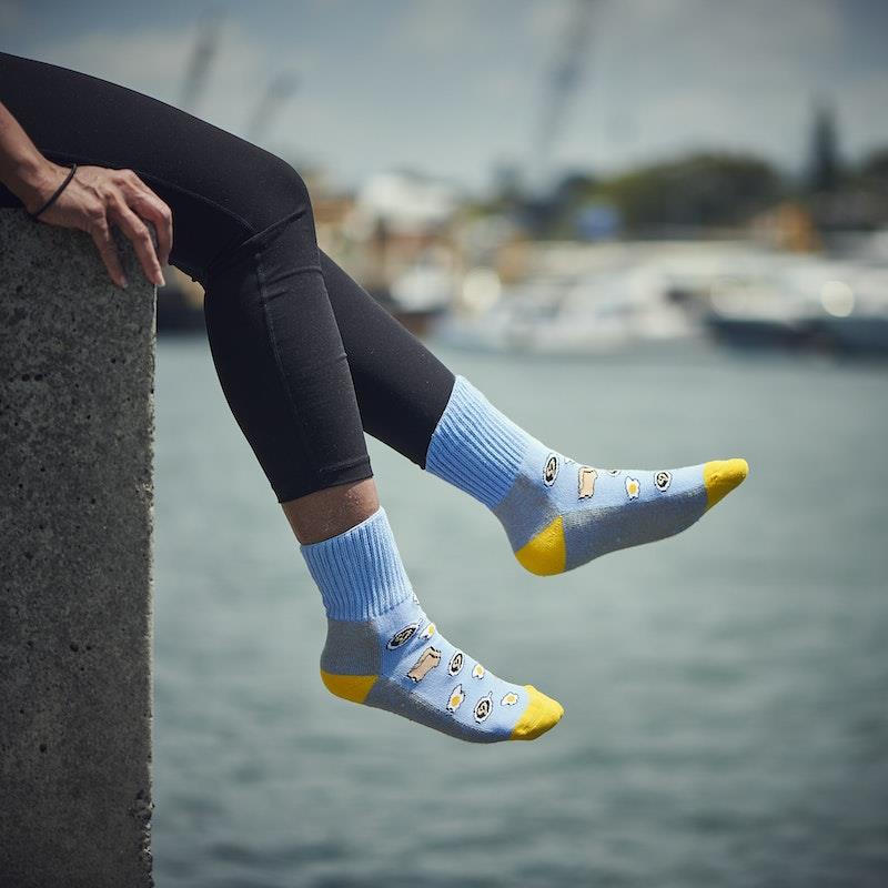 Glucology Copper-Infused Socks - 2 Pairs (Large) - Fun Patterns