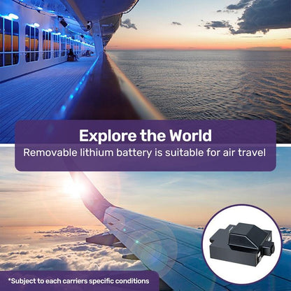 Equipmed Ultra-Lightweight Folding Electric Mobility Scooter - Red-Auzzi Store