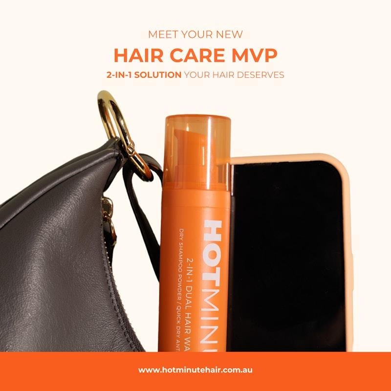 Hot Minute Hair Double Trouble Twin Pack - 2-in-1 Hair Care Solution