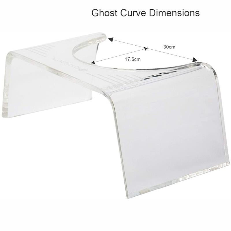 Squatty Potty Ghost Stool 7 Inch - Elegant Bathroom Solution
