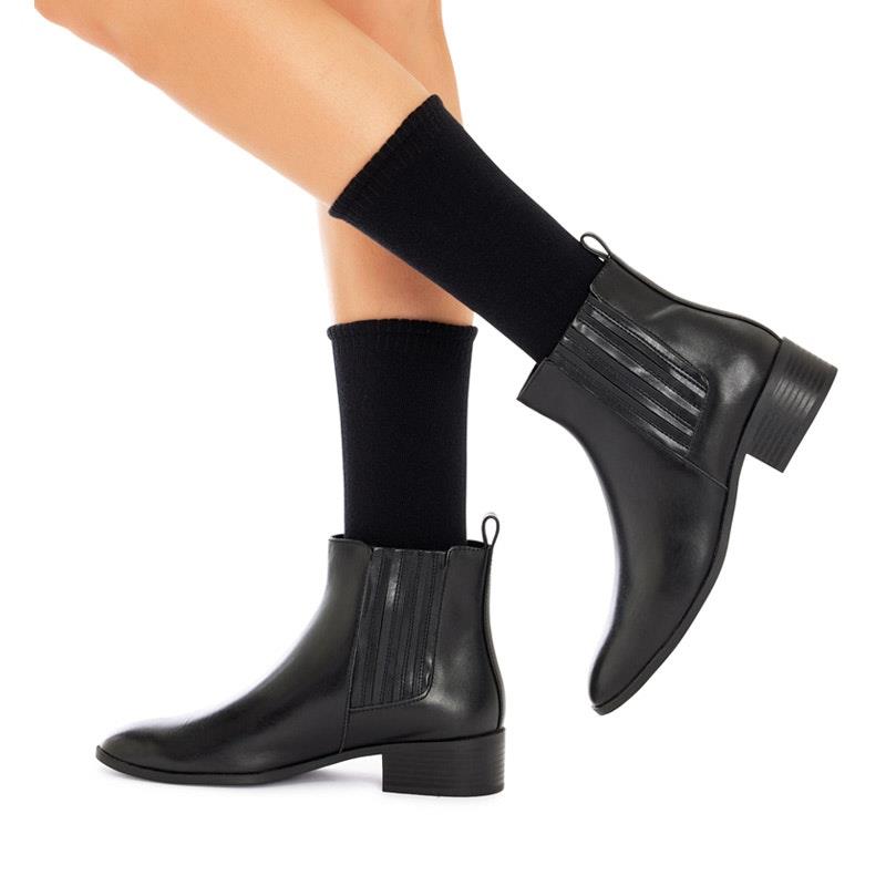 Jack of All Trades 12 Pairs of Women's Top to Toe Comfort Socks - Black Size 5-10-Auzzi Store
