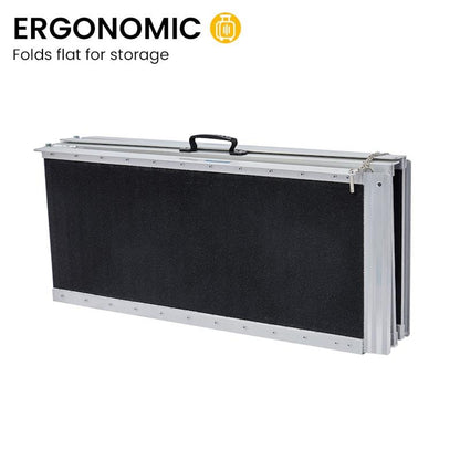 Kartrite 5 Feet High-Grip Aluminium Portable Wheelchair Ramp R03