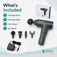 Remology Impact Therapy Percussive Massager - 4 Heads Included – view 7 - Auzzistore