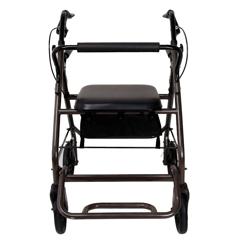 Orthonica Foldable Aluminum Rollator Walker - Grey