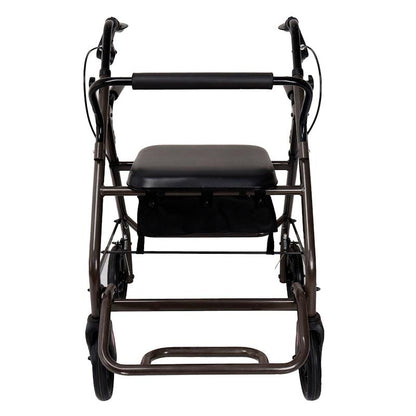 Orthonica Foldable Aluminum Rollator Walker - Grey