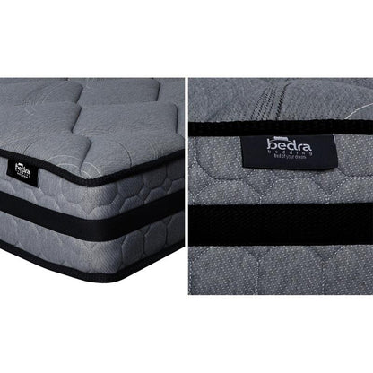 Bedra Bedding 3D Mesh Fabric Mattress - Firm Foam Spring 22cm 7-Zone Single