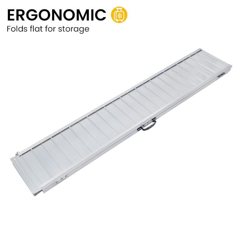 Kartrite 5 Feet Aluminium Foldable Wheelchair Ramp R01