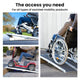 Equipmed 152cm Portable Folding Aluminium Access Ramp - Black – view 7 - Auzzistore