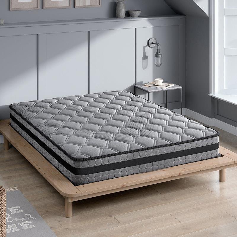 Lavio Pocket Spring Mattress with Memory Foam - Medium Firm 22cm UK Size