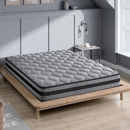 Lavio Pocket Spring Mattress with Memory Foam - Medium Firm 22cm UK Size
