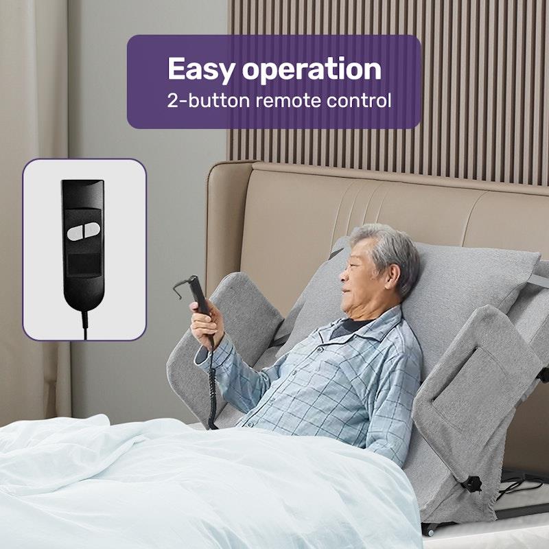 Equipmed Electric Adjustable Backrest - Full Length Grey