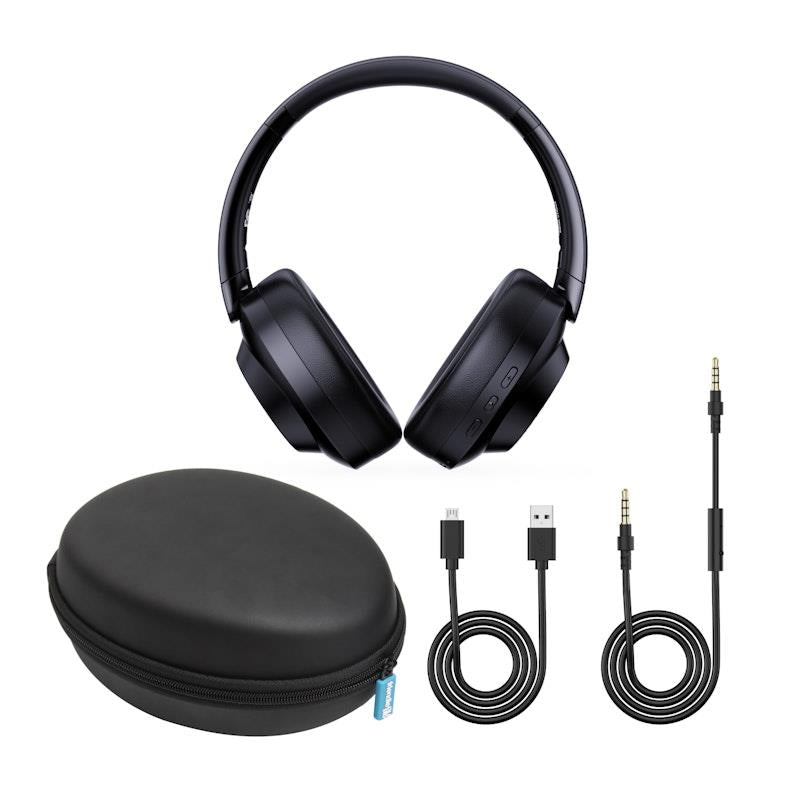 Friendie AIR PRO 5 ANC Matte Onyx Black - Active Noise Cancelling Over Ear Wireless Headphones 1 Set