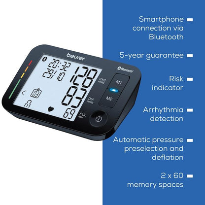 Beurer BM54 Bluetooth Upper Arm Blood Pressure Monitor - 1 Unit