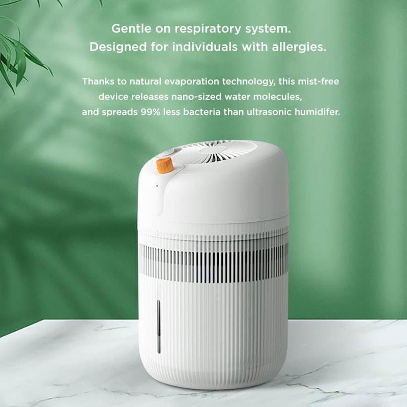 Caremax Mist-Free Dust Free 2-in-1 Evaporative Humidifier & Air Purifier - 4L - 1 Unit