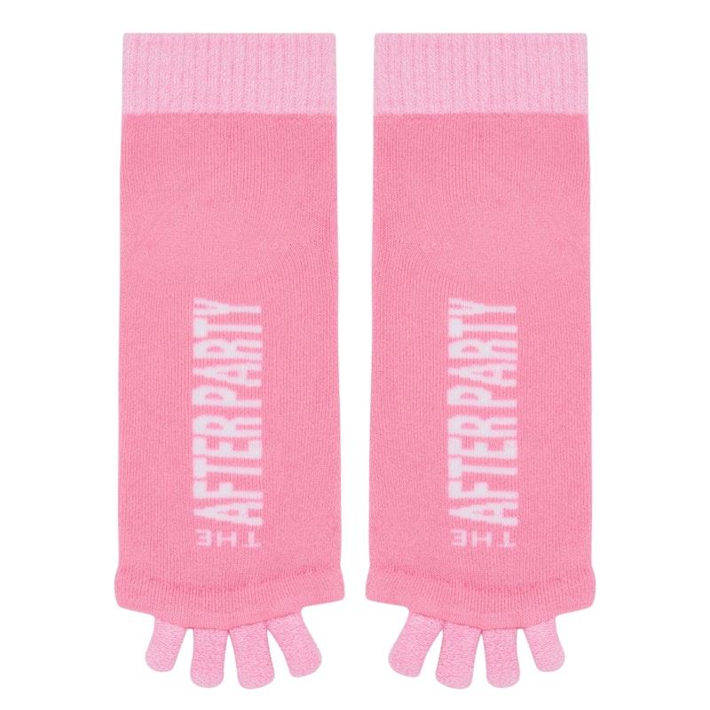 HIGH HEEL JUNGLE The After Party Premium Cotton Toe and Foot Alignment Socks - Pink-Auzzi Store
