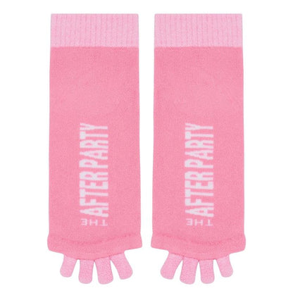 HIGH HEEL JUNGLE The After Party Premium Cotton Toe and Foot Alignment Socks - Pink-Auzzi Store
