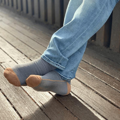 Glucology Copper-Based Loose Top Classic Socks - 2 Pairs Black Large