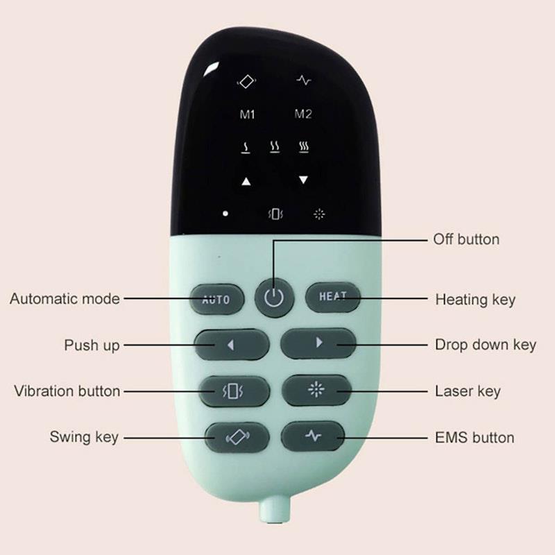Caremax Heated Lumbar Traction Back Massager & Stretcher - 1 Unit