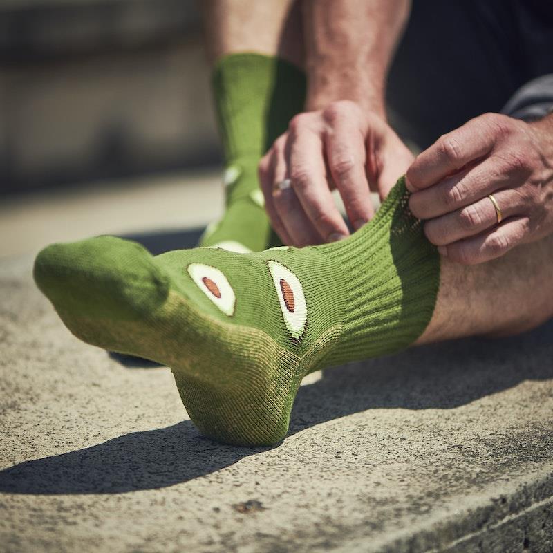Glucology Copper-Based Socks | 2 Pairs Small - Avocado