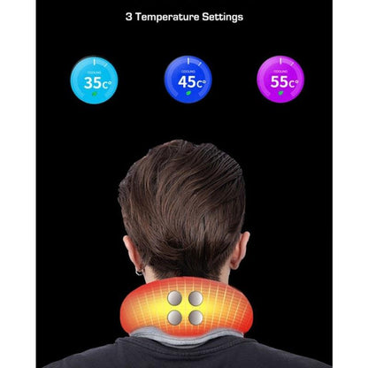 Caremax 3 in 1 Cervical Collar with Air Bag Massage, TENS & Heat - 1 Unit