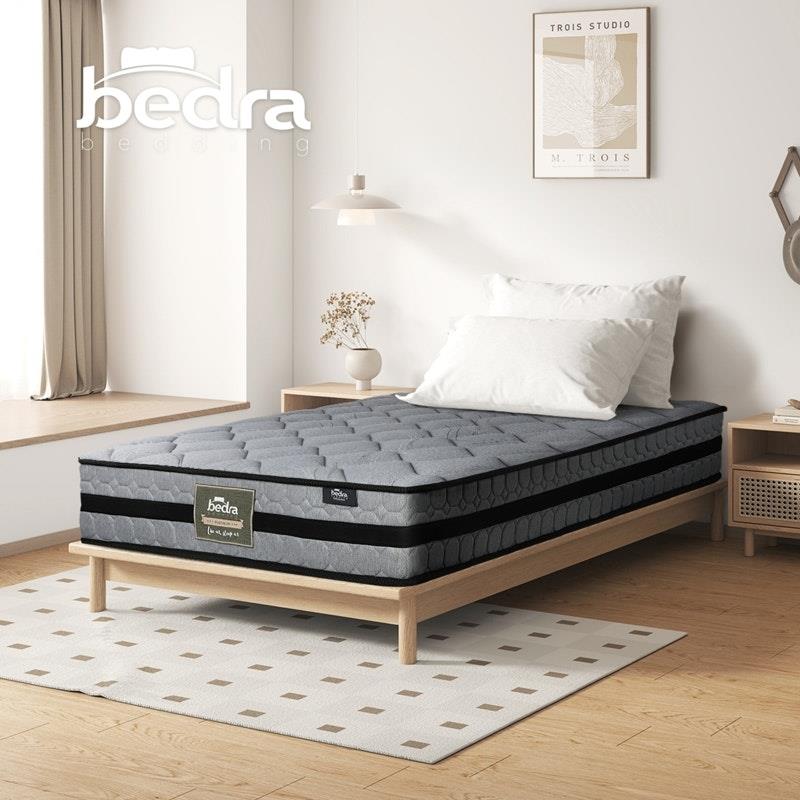 Bedra Bedding 3D Mesh Fabric Mattress - Firm Foam Spring 22cm 7-Zone Single