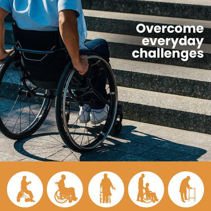 Equipmed 182cm Portable Folding Aluminium Access Ramp - Durable & Lightweight