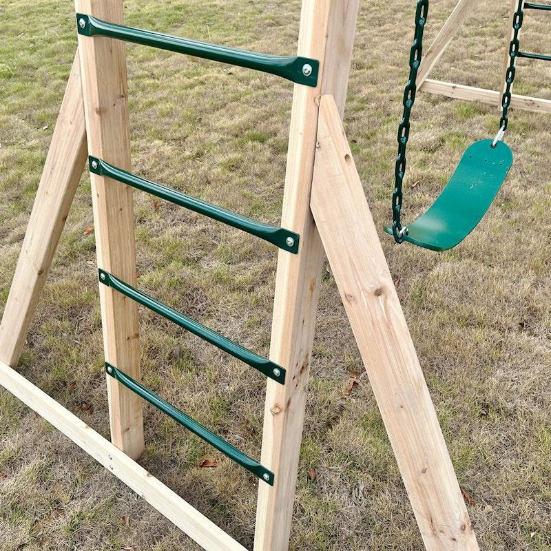Lifespan Kids Daintree 2-in-1 Monkey Bars & Swing Set - One Size