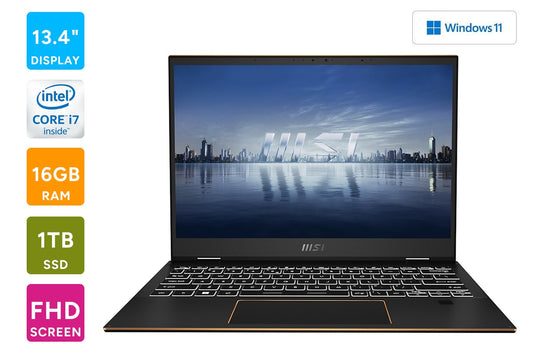 MSI Summit E13 Flip Evo A13MT-265AU 13.4" Full HD i7 Windows 2-in-1 Laptop (16GB, 1TB)