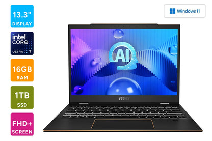 MSI Summit E13 AI Evo 13.3" Full HD+ Ultra 7 Windows 11 Laptop (16GB, 1TB)
