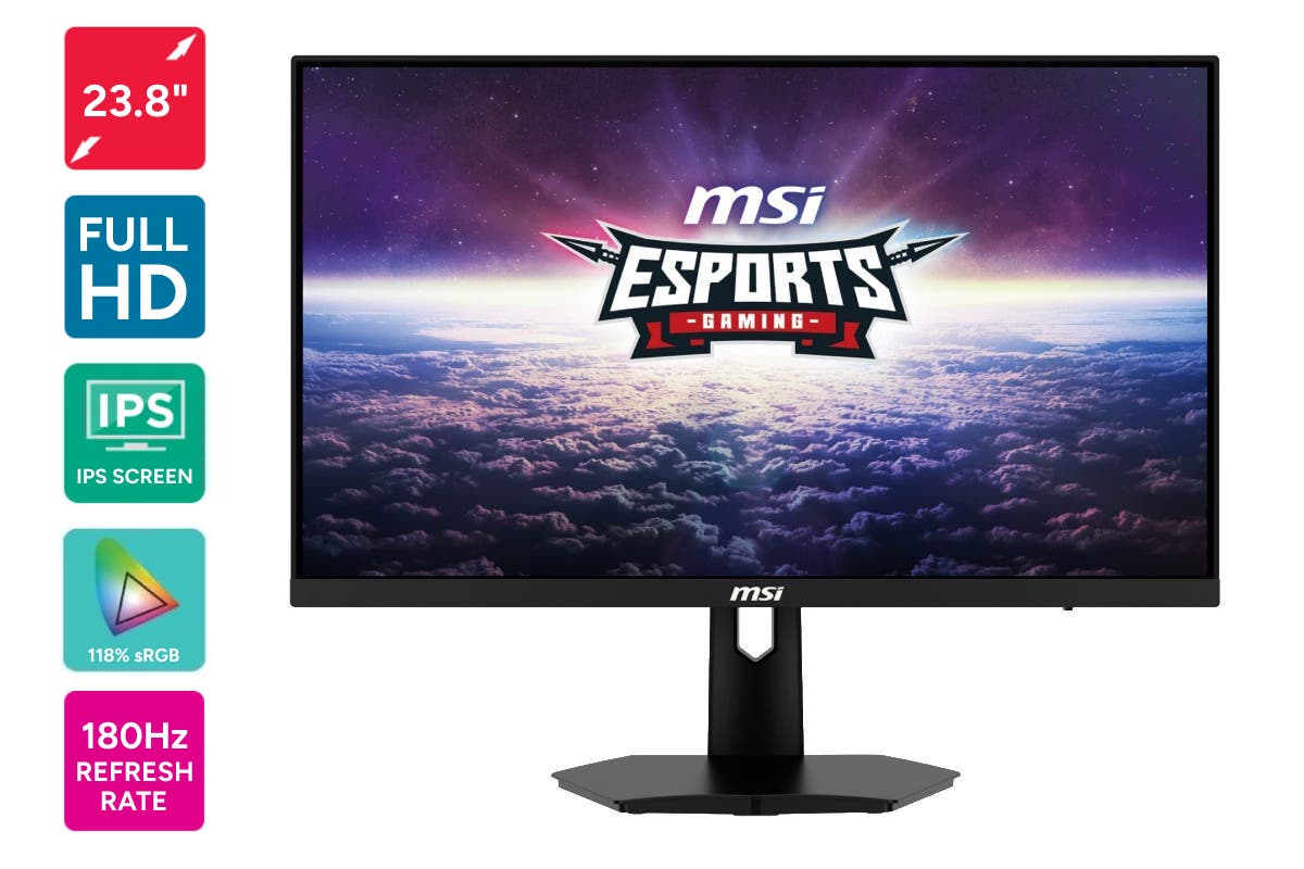 MSI 23.8" Full HD 180Hz FreeSync Premium Gaming Monitor (G244FE2)