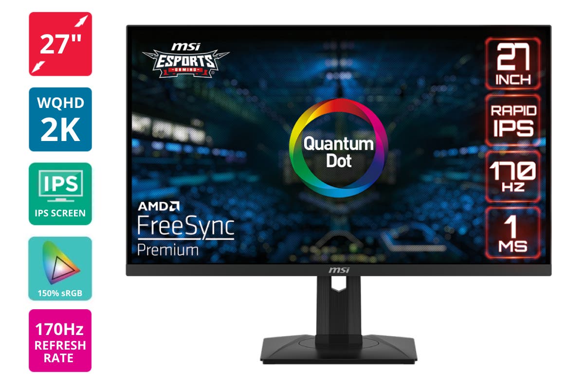 MSI 27" WQHD 170Hz Gaming Monitor (G274QPF-QD)