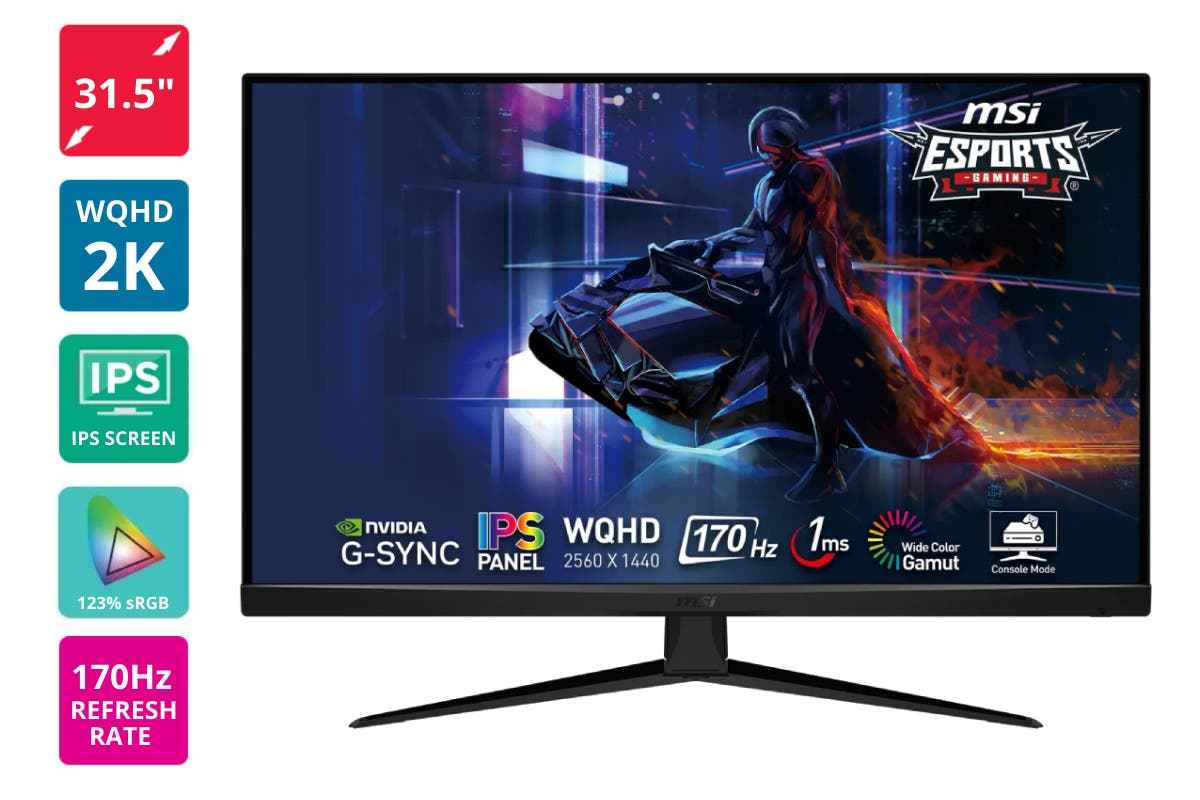 MSI 31.5" WQHD 170Hz IPS Gaming Monitor (G321Q)