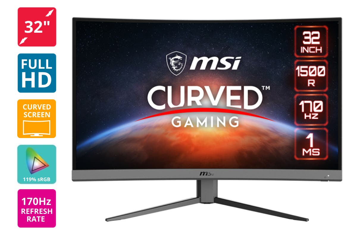 MSI 32" Curved Full HD 170Hz FreeSync Gaming Monitor (G32C4E2)