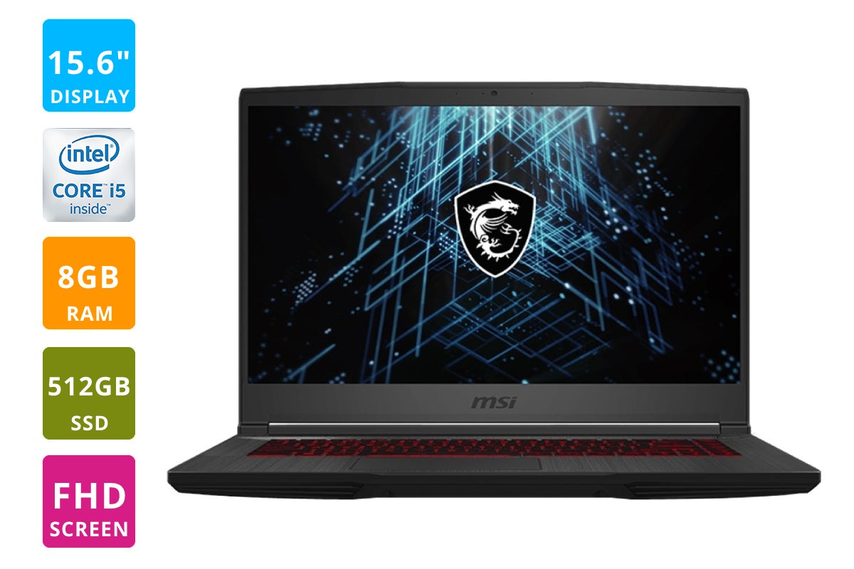 MSI GF63 Thin 15.6" Full HD Gaming Laptop (Intel i5) [RTX 3050 Max Q]