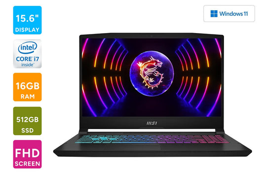 MSI Katana B13VFK-1480AU 15.6" Full HD 144Hz i7 RTX 4060 Gaming Laptop (16GB, 512GB)