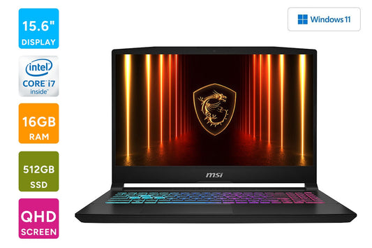 MSI Katana B14WFK-021AU 15.6" QHD 165Hz i7 RTX 5060 Gaming Laptop (16GB, 512GB)