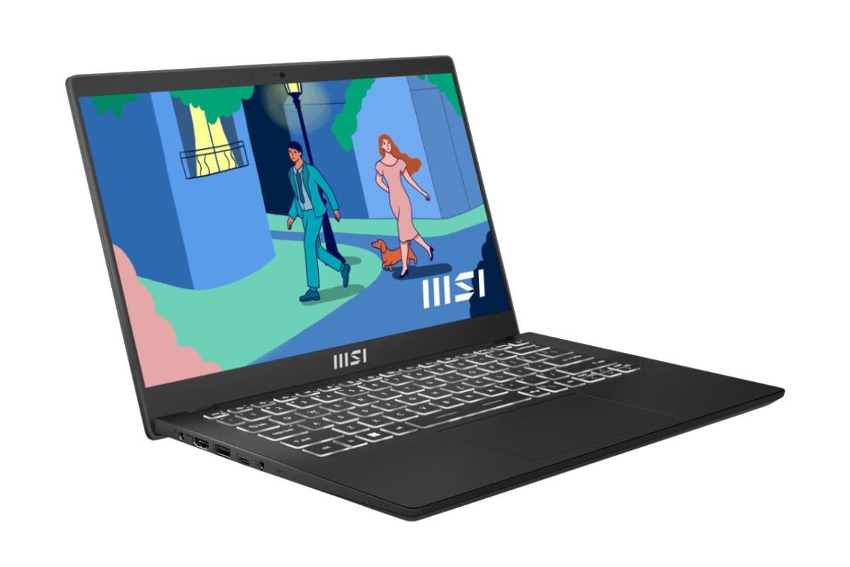 MSI Modern 14 Laptop - Intel Core i5-1235U Processor - Black | Auzzi Store