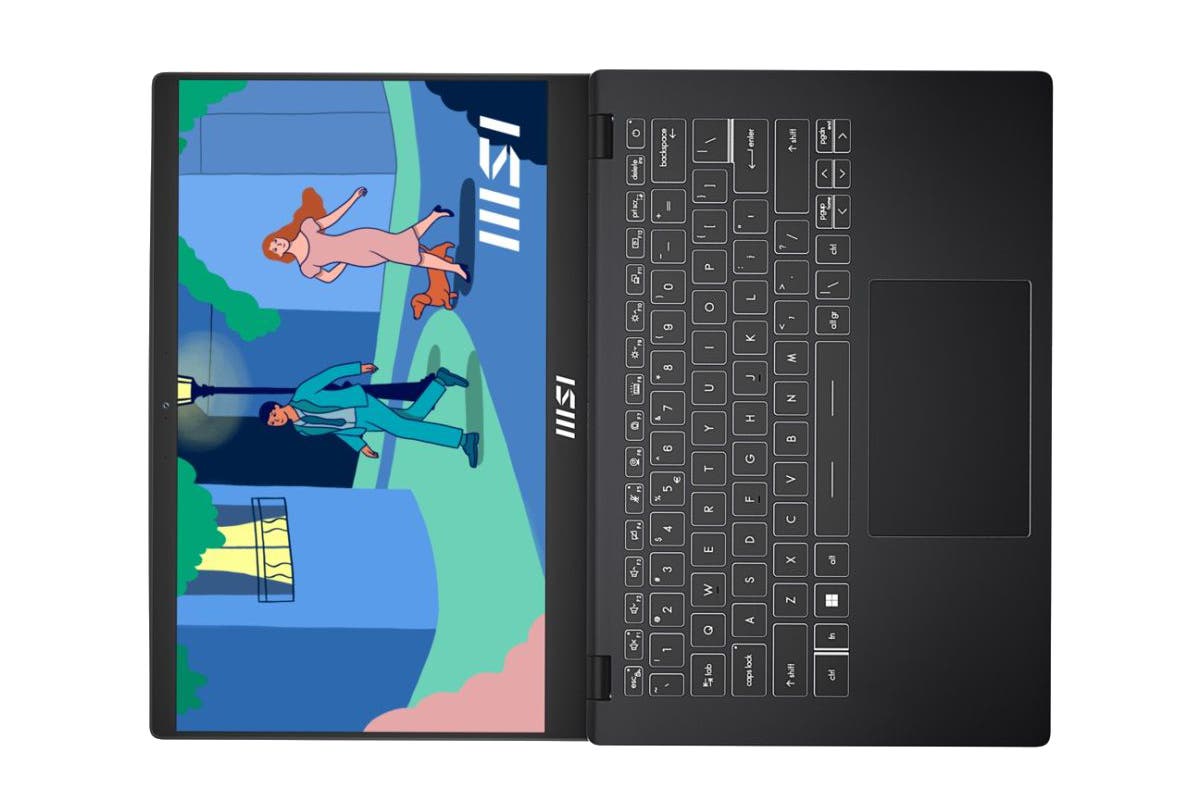 MSI Modern 14 Laptop - Intel Core i7-1255U Processor - Black | Auzzi Store