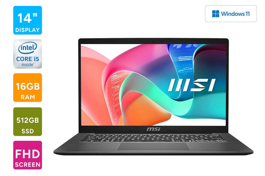 MSI Modern F13MG-237AU 14" Full HD i5 Windows Laptop (16GB, 512GB)