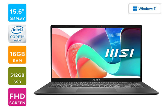 MSI Modern F13MG-400AU 15.6" Full HD i5 Windows Laptop (16GB, 512GB)