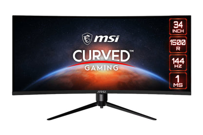 MSI 34" Optix Curved UltraWide QHD 144Hz Gaming Monitor (MAG342CQ)