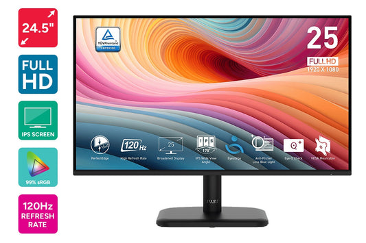 MSI 24.5" Pro Full HD 120Hz Business Monitor (MP251L E2)