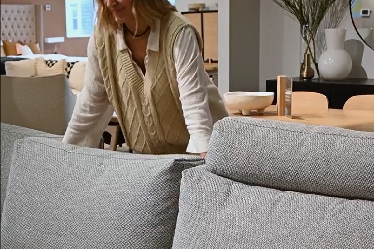 Brosa Como Motion Modular Sofa with Chaise Gainsboro Grey Right Chaise
