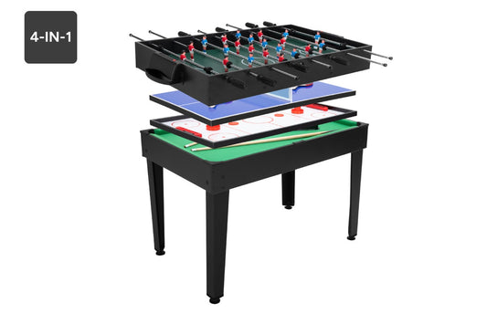 4-in-1 Games Table (Black)