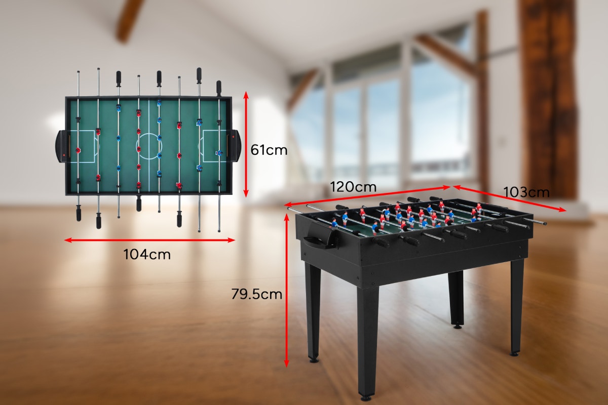 4-in-1 Games Table (Black)
