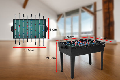 4-in-1 Games Table (Black)